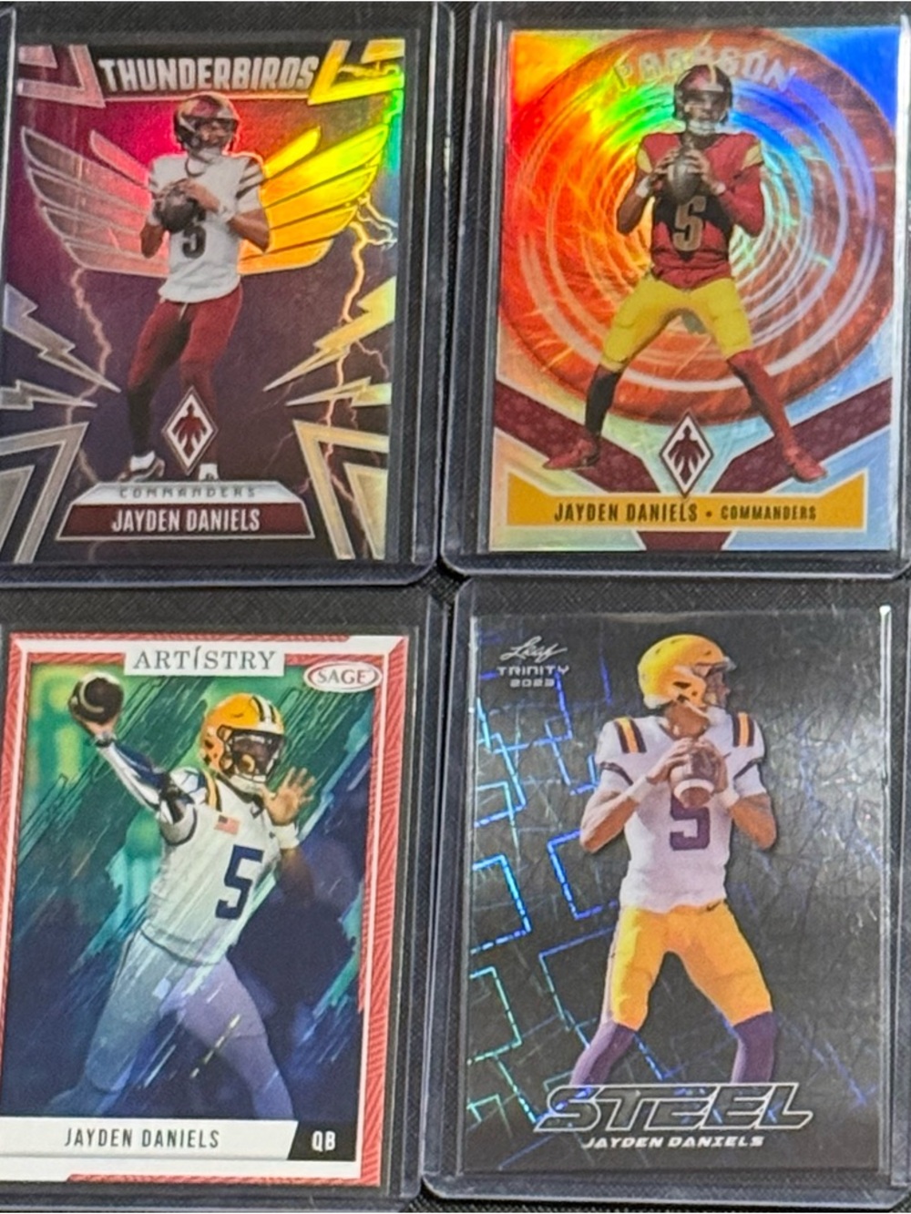 Jayden Daniels Football Card Lot 10